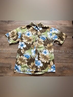 Men’s ONO & Company by Liberty House Hawaiian Button Up Shirt Size Large